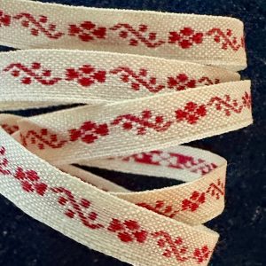 Vintage Cotton Trim Detail Accessory Set