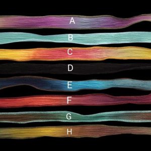 Hand Dyed Ombre Silk Ribbon Necklace Bracelet Gift